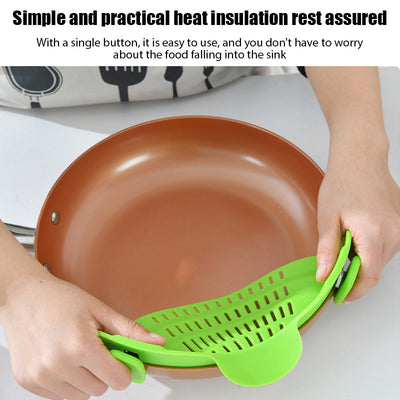 Universal Silicone Strainer (Clip-On) - Pots, Pans, Bowls