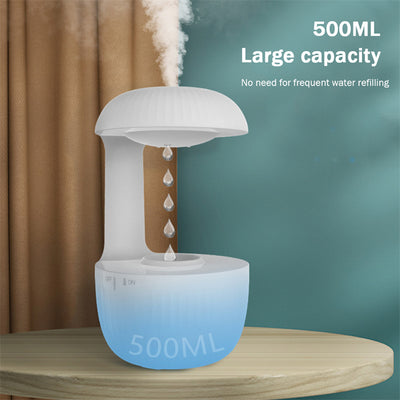 Levitating Water Drop Humidifier (Cool Mist, Easy Clean, Portable)